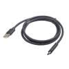 Gembird USB 2.0 cable to type-C (AM/CM), 3m, black CCP-USB2-AMCM-10