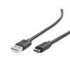 Gembird USB 2.0 cable to type-C (AM/CM), 3m, black CCP-USB2-AMCM-10