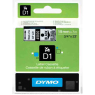 DYMO címke LM D1 alap 19 mm Black/víztiszta