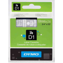 DYMO címke LM D1 alap 19 mm White/víztiszta