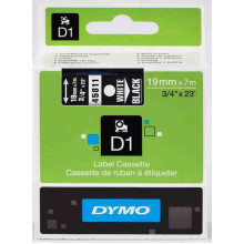 DYMO címke LM D1 alap 19 mm White/ Black