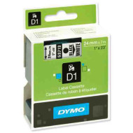 DYMO címke LM D1 alap 24 mm Black/White