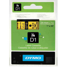 DYMO címke LM D1 alap 24 mm Black/sárga