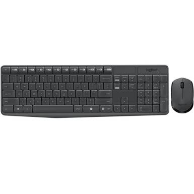 Logitech MK235 Wireless billnetyűzet és egér kombo, szürke CZK 920-007933 Logitech MK235 Wireless billnetyűzet és egér kombo, szürke CZK 920-007933