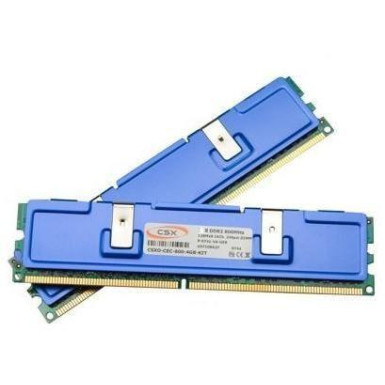 CSX Hűtőbordás asztali memória - 4GB - DDR2 - 800Mhz - CSXO-CEC-800-4GB-KIT