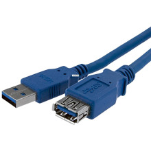 STARTECH 1M BLUE USB 3 EXTENSION CABLE   USB3SEXT1M