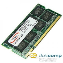CSX ALPHA Notebook 1GB DDR (333Mhz, 64x8) SODIMM memória RAMCSXASO3336481GB