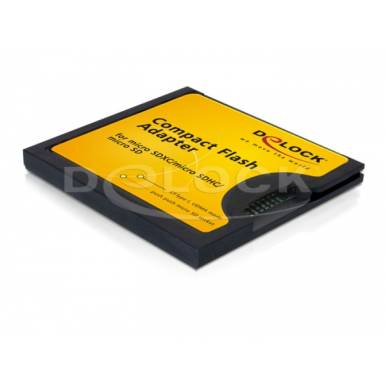Delock Compact Flash adapter microSD memória kártyákhoz 61795 Delock Compact Flash adapter microSD memória kártyákhoz 61795