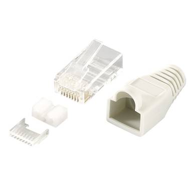 LogiLink RJ45 csatlakozódugasz, árnyékolt Cat6 szürke 100db MP0021 LogiLink RJ45 csatlakozódugasz, árnyékolt Cat6 szürke 100db MP0021