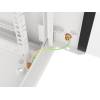 Lanberg 19'' fali rack szekrény 4U 600x450mm szürke (üvegajtó) WF01-6404-10S