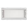 Lanberg 19'' fali rack szekrény 4U 600x450mm szürke (üvegajtó) WF01-6404-10S