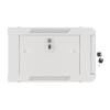 Lanberg 19'' fali rack szekrény 4U 600x450mm szürke (üvegajtó) WF01-6404-10S
