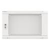 Lanberg 19'' fali rack szekr&eacute;ny 6U 600x450mm sz&uuml;rke (&uuml;vegajt&oacute;) WF01-6406-10S