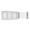 Lanberg 19'' fali rack szekr&eacute;ny 6U 600x450mm sz&uuml;rke (&uuml;vegajt&oacute;) WF01-6406-10S