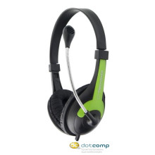 ESPERANZA ROOSTER headset zöld EH158G