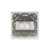 ASSMANN - NETWORK FACEPLATE FOR KEYSTONE JACKS. DN-93801-1