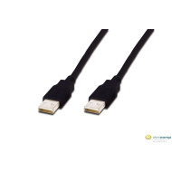 ASSMANN USB 2.0 HighSpeed Connection Cable USB A M (plug)/USB A M (plug) 3m blak AK-300100-030-S