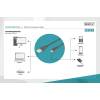 ASSMANN USB 2.0 HighSpeed Cable USB A M (plug)/miniUSB B (5pin) M (plug) 1,8m bl AK-300108-018-S