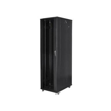 Lanberg 19'' szabadonálló rack szekrény47U/800x1000mm fekete (üvegajtó) FF01-8047-12B Lanberg 19'' szabadonálló rack szekrény47U/800x1000mm fekete (üvegajtó) FF01-8047-12B