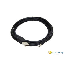 Gembird USB AM to 3.5mm Power Plug cable, 1.8m black CC-USB-AMP35-6