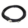 Gembird USB AM to 3.5mm Power Plug cable, 1.8m black CC-USB-AMP35-6