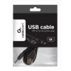 Gembird USB AM to 3.5mm Power Plug cable, 1.8m black CC-USB-AMP35-6