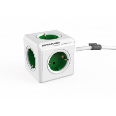 PowerCube Extended kompakt elosztó - zöld (1300GN/DEEXPC)