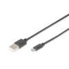 ASSMANN USB 2.0 HighSpeed Connection Cable USB A M (plug)/microUSB B M (plug) 1m AK-300127-010-S