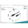 ASSMANN USB 2.0 HighSpeed Connection Cable USB A M(plug)/microUSB B M(plug) 1,8m AK-300127-018-S