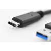 ASSMANN USB 3.0 SuperSpeed Connection Cable USB A M (plug)/USB C M (plug) 1m bla AK-300136-010-S