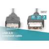 ASSMANN USB 2.0 HighSpeed Extension cable USB A M (plug)/USB A F (jack) 1,8m bla AK-300200-018-S