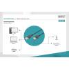 ASSMANN USB 2.0 HighSpeed Extension cable USB A M (plug)/USB A F (jack) 1,8m bla AK-300200-018-S