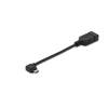 ASSMANN USB 2.0 HighSpeed OTG Adapter Cable microUSB B angled M/USB A F 0,15m bl AK-300313-002-S