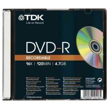 TDK DVD-R 4.7GB 16x Slim tokos DVD lemez