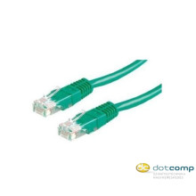 Roline UTP CAT5e patch kábel 3m zöld