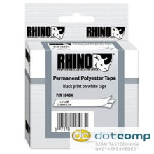 DYMO "Rhino" Feliratozógép szalag poliészter 19 mm fehér /18484/