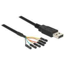 Delock Cable USB male  TTL 6 pin pin header female separate 1.8 m (3.3 V) 83787