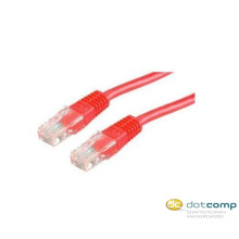 Roline UTP CAT5e patch kábel 3m piros