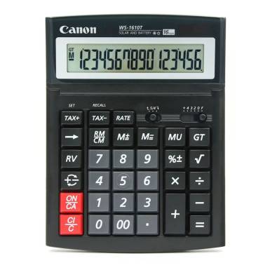 CANON - CALCULATOR WS-1610T HB EMB 0696B001 CANON - CALCULATOR WS-1610T HB EMB 0696B001