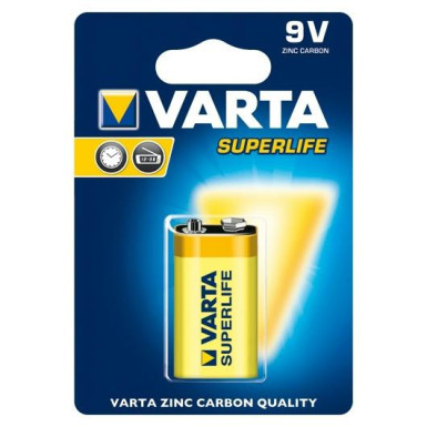 VARTA Superlife 9V-os tartós 6LR61   elem