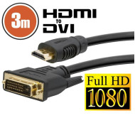 Delight 3m HDMl - DVI-D kábel 20381
