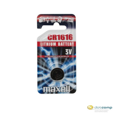 Maxell CR 1616 1db-os 3V Lithium gombelem /18745/