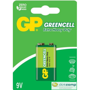 GP 9V Greencell 1604G elem (1db/blister) /GP1604G-2U1/