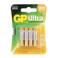 GP 1.5V UltraPlus alkáli 24AUP mini ceruza (AAA) elem (4db/blister) /ELR03UPC4/