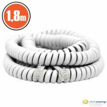Delight  20113 Telefonkézibeszélő kábel 1,8m fehér
