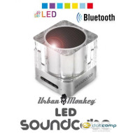 Easypix Urban Monkey LED Bluetooth SoundCube telefon kihangosító és hangszóró+LED világítás /000232/