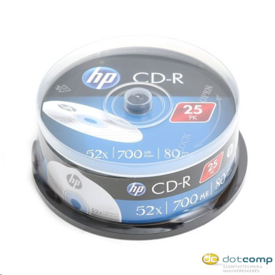 HP 80'/700MB 52x CD lemez hengeres 25db/henger