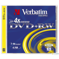 Verbatim DVD+RW 4.7GB 4X DVD lemez