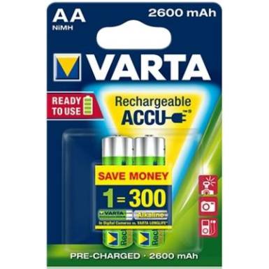 Varta Akkumulátor AA ceruza 2600mhA 2db 5716101402 Varta Akkumulátor AA ceruza 2600mhA 2db 5716101402