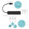 i-tec USB 3.0 Metal HUB 3 Port with Gigabit Ethernet Adapter U3GL3SLIM
